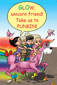 Dog turns into Unicorn