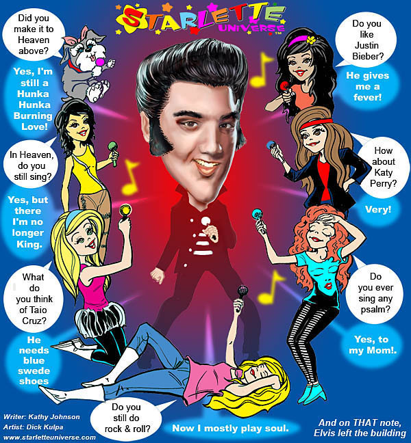 elvis presley interviewed by starlettes