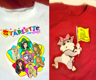 Starlette Universe T-shirts on Kickstarter